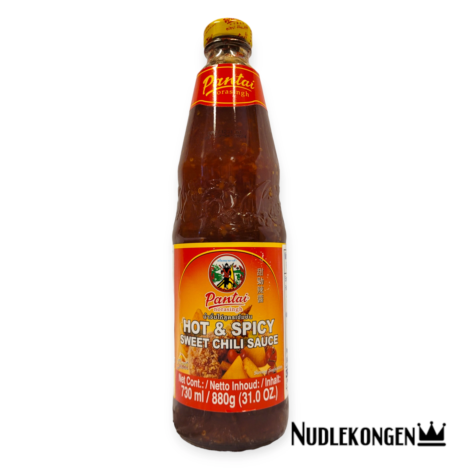 HOT SPICY SWEET CHILI SAUCE 730 ML Nudlekongen No