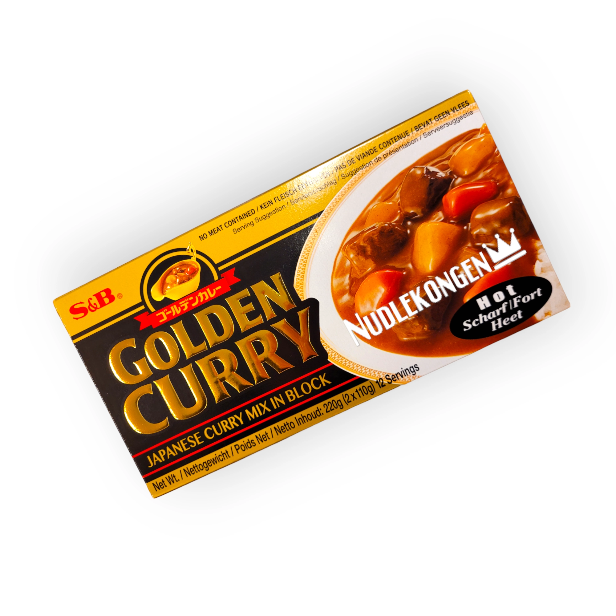 GOLDEN CURRY MIX IN BLOCK - HOT 