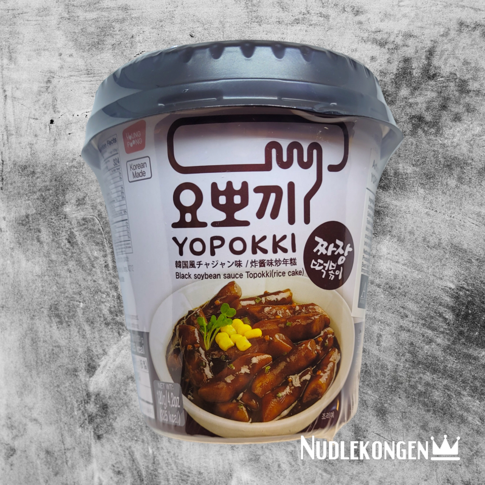 INST. TOPOKKI IN BLACK SOYBEAN SAUCE (CUP)