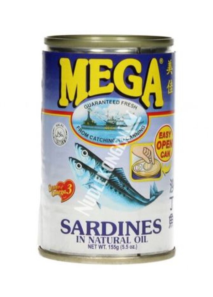 SARDINES IN NATURAL OIL - 155 gr