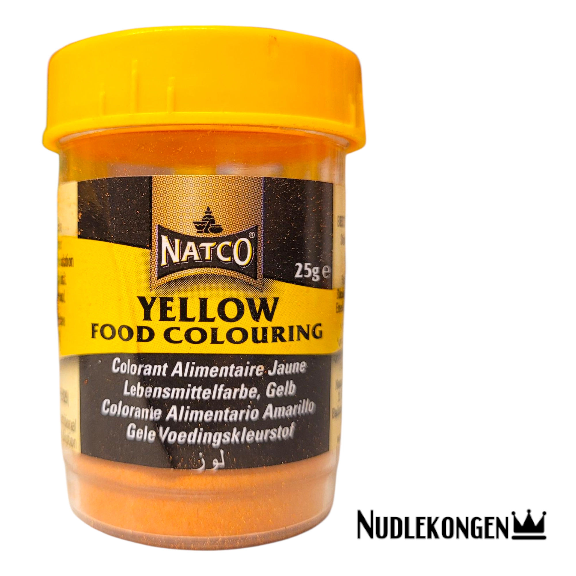 Food Color Yellow Powder YELLOW FOOD COLOUR POWDER - 25 GR - Nudlekongen.no